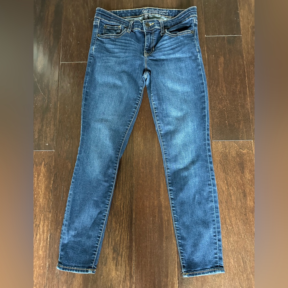 GAP Dark Blue Legging Skimmer Jeans